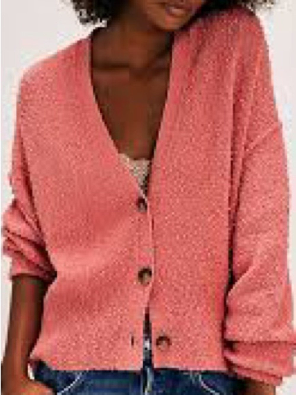 Free People Found My Friend Oversized Cardigan Sweater in Nutmeg Brown Size: Me